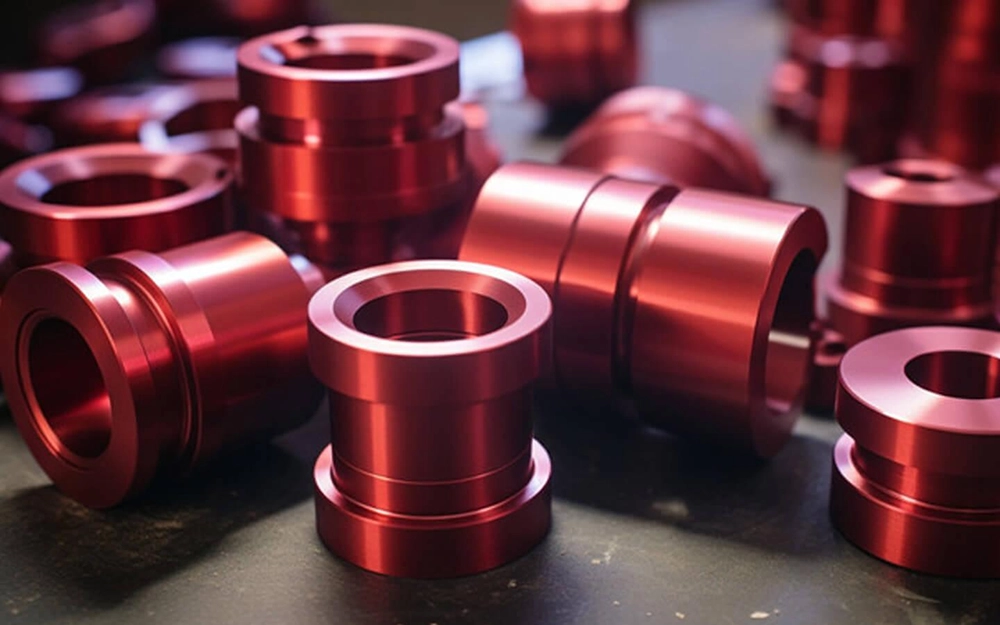 Anodized CNC Aluminum Parts Display
